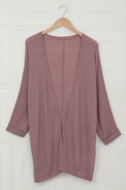 Women's Cardigans Solid Knit Cardigan