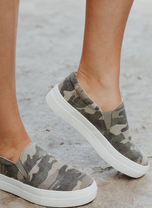 Women's Sneakers Camouflage Casual Canvas Sneakers