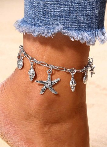 Women's Anklets Starfish Turtle Pendant Anklet