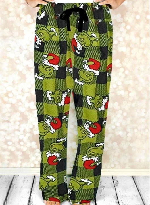 Women's Christmas Grinch Pajama Pants