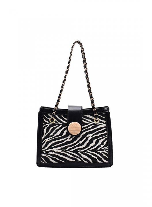 Women's Shoulder Bag Leopard Vintage Leather Bag