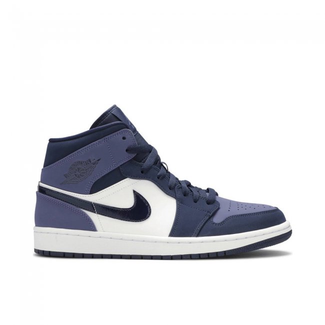 Air Jordan 1 Mid Obsidian Sanded Purple 554724-445