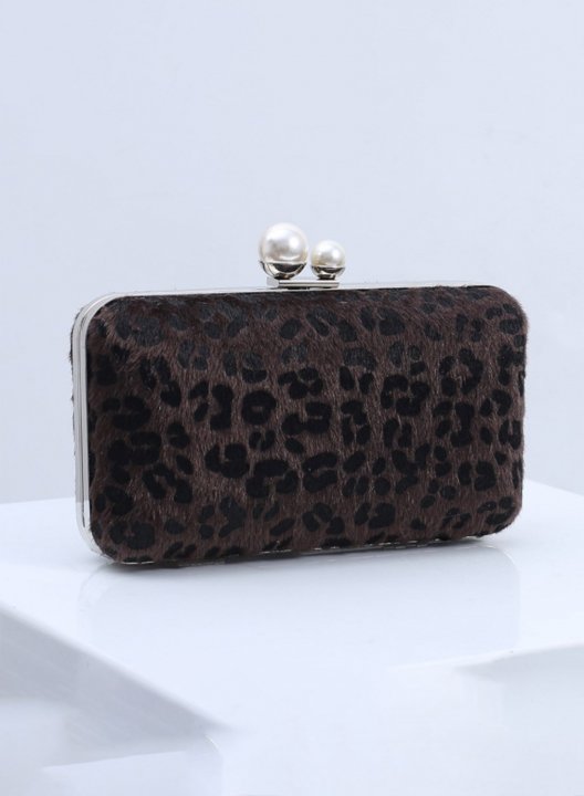 Women's Handbags Leopard PU Daily Simple Stylish Shoulder Messenger Handbag