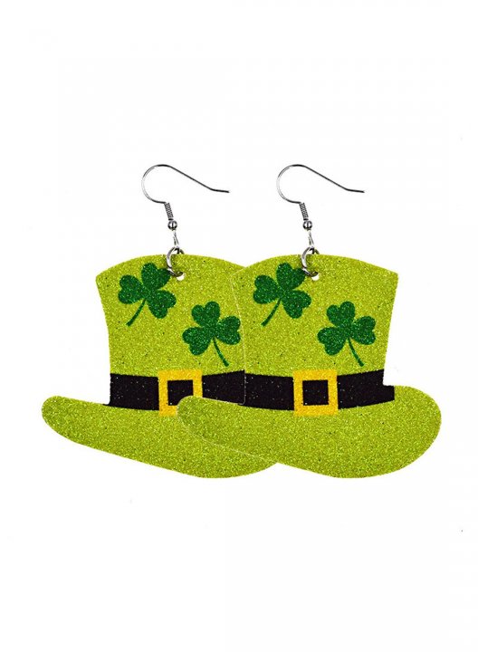 Women's Earrings Saint Patrick's Day Sequins Stylish Daily Earrings