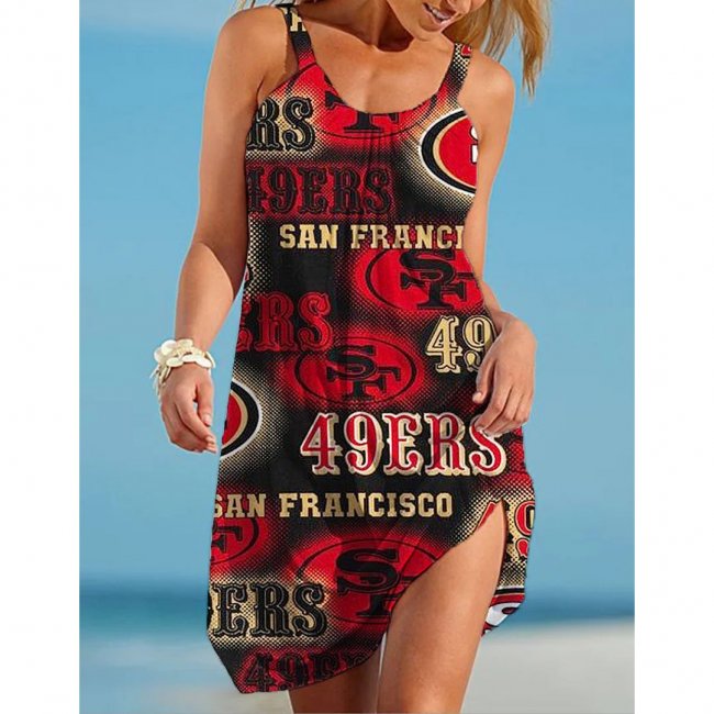 San Francisco 49ers Large Women's Dress With Sling