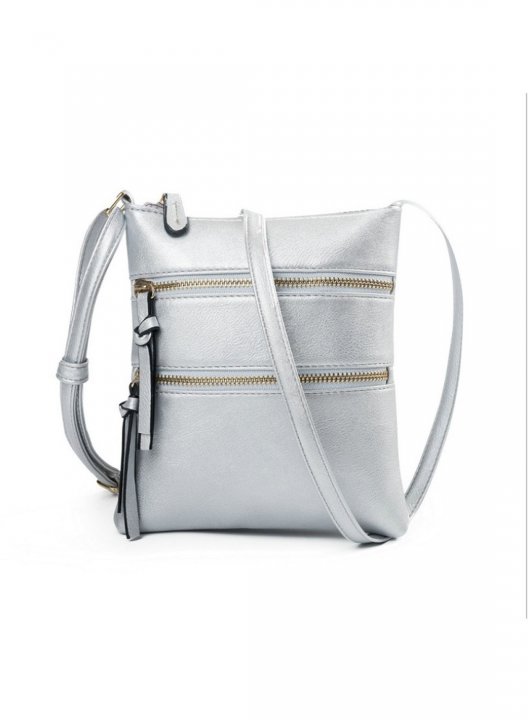 Women's Messenger Bags PU Solid Daily Simple Shoulder Messenger Bag