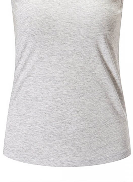 Women's Tank Tops Solid Sleeveless Round Neck Casual Sporty Tank Top