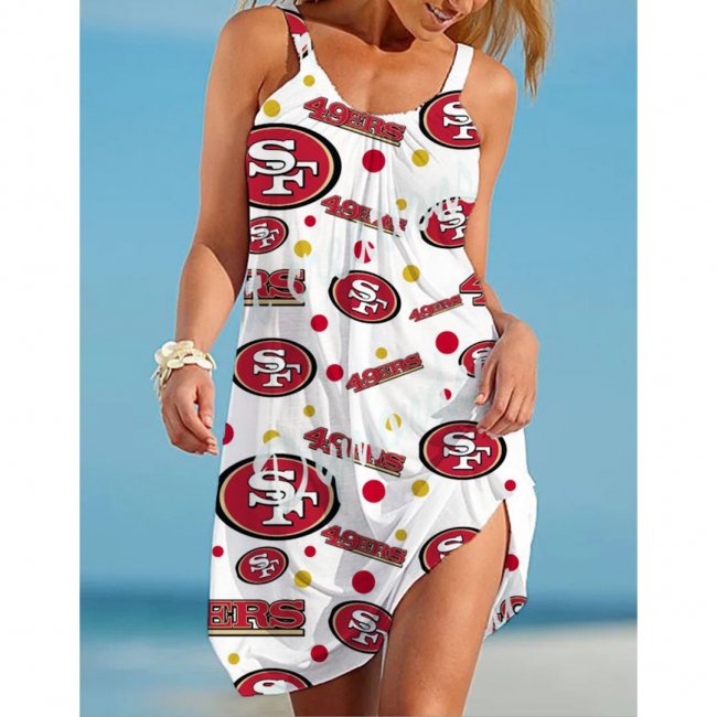 San Francisco 49ers Large Women's Dress With Sling