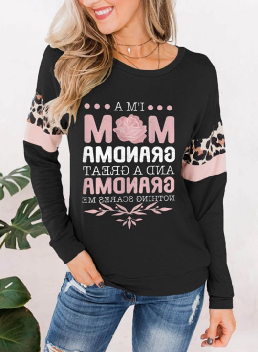 Women's Sweatshirts I'm A Mom Grandma And A Great Grandma Nothing Scares Me- Lovely Grandmother Family shirt