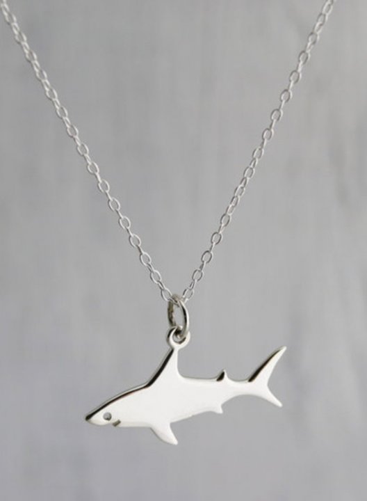 Women's Necklaces Metal Little Shark Necklace