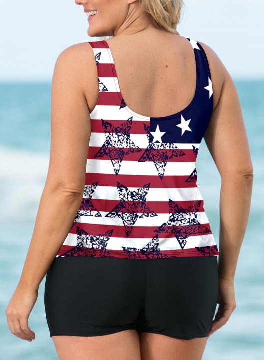 Women's Tankinis American Flag Tankinis