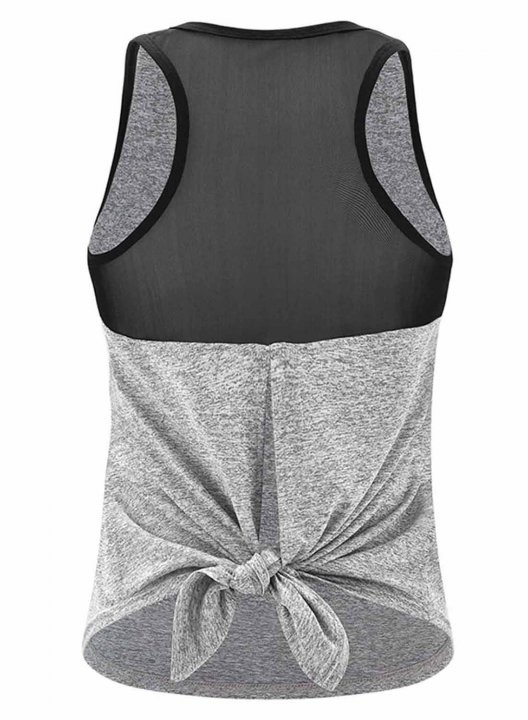 Women's Tank Tops Solid Sleeveless Round Neck Casual Sporty Tank Top