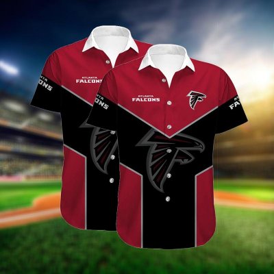 ATLANTA FALCONS Lapels Short Sleeves T-Shirt