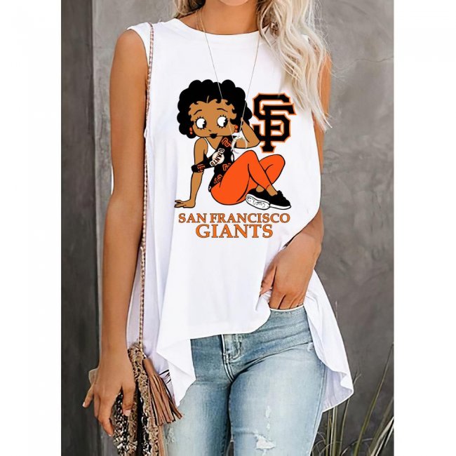 SANFRANCISCOGIANTS Printing Woman Vest T-shirt