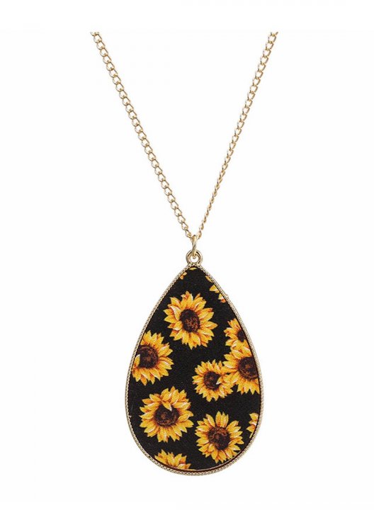 Women's Necklaces Sun-flower Pu Daily Stylish Casual Necklace