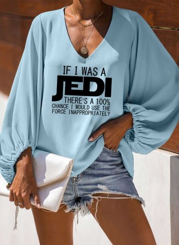 Women's Blouses If I was A Jedi There's A 100% Chance I Would Use The Force Inappropriately Casual Blouse