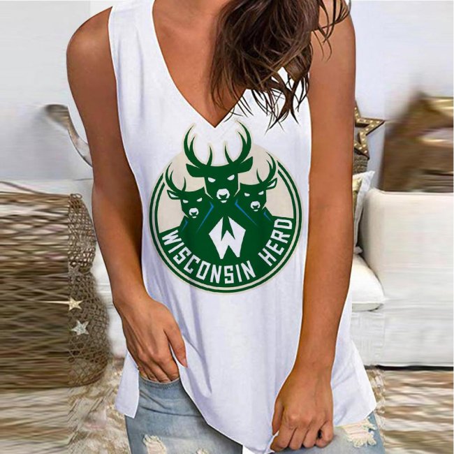 Women's team loose fitting sleeveless top