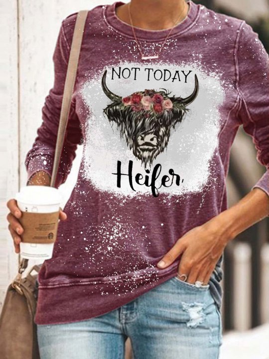 Women's Not Today Heifer' T-Shirt