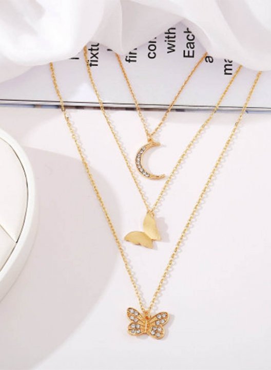 Women's Necklaces Solid Alloy Necklaces