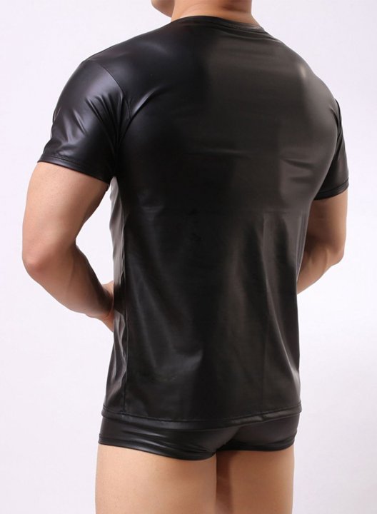 Men's T-shirts Solid Round Neck Short Sleeve Casual T-shirt