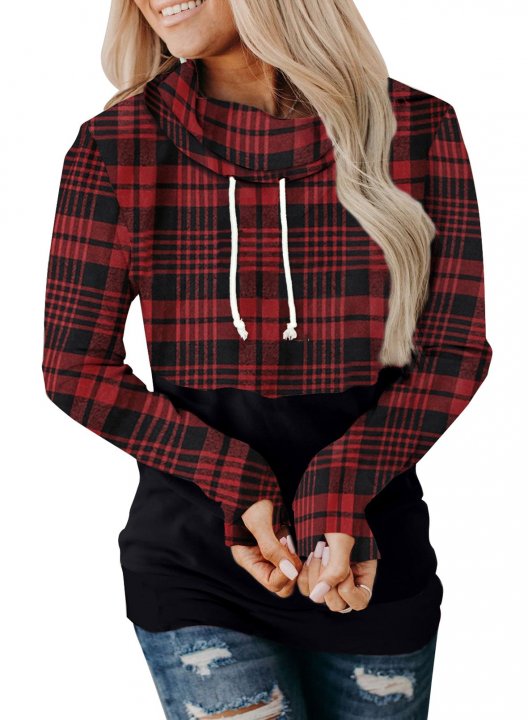 Hot-Selling Fashion Plaid Sweatshirt