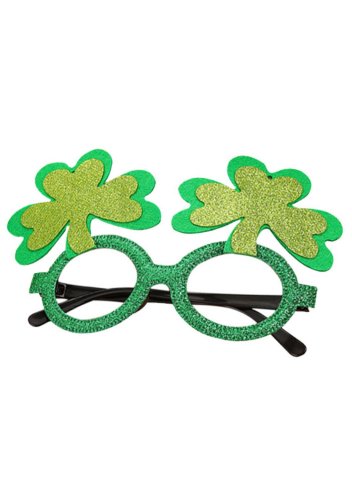 Irish Saint Patrick's Day Festival Shamrock Sunglasses