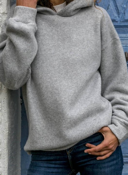 Loose Hooded Pullover Fashion Sweater