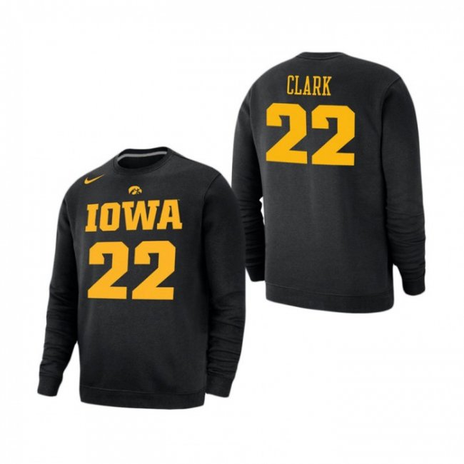 Iowa Hawkeyes Caitlin Clark Name Number Crew Sweat