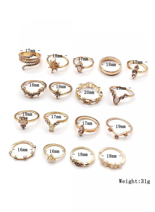 Women's Rings Solid Tribal Alloy Rings