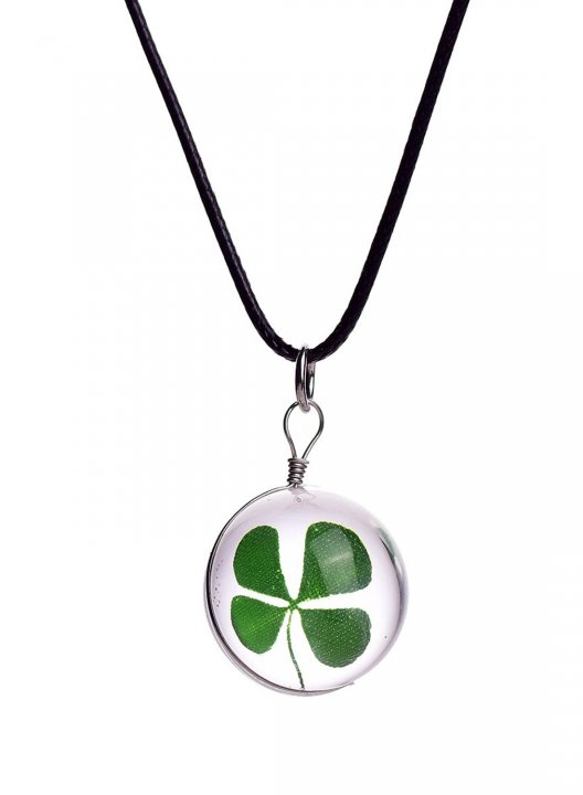 Women's Necklaces Clover Glass Casual Necklace