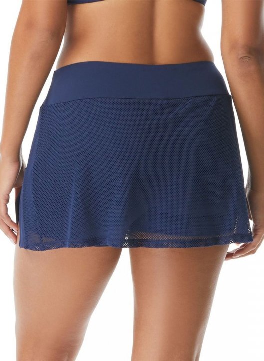 Women's Swim Skorts Solid Mesh Swim Skorts