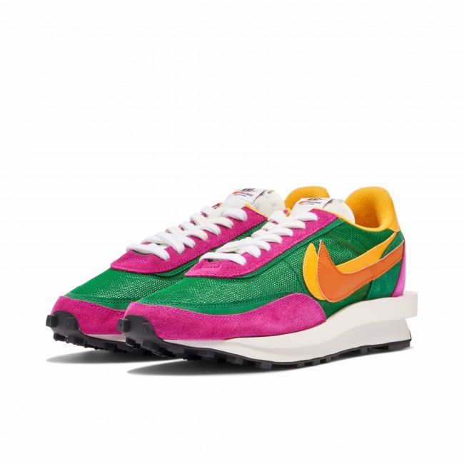 Nike LDWaffle x Sacai Green Pink BV0073-301