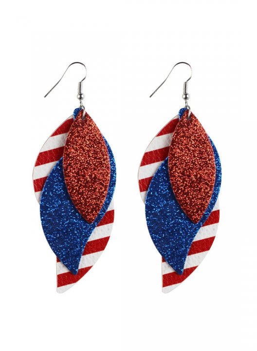 Women's Earrings American Flag Alloy Earrings