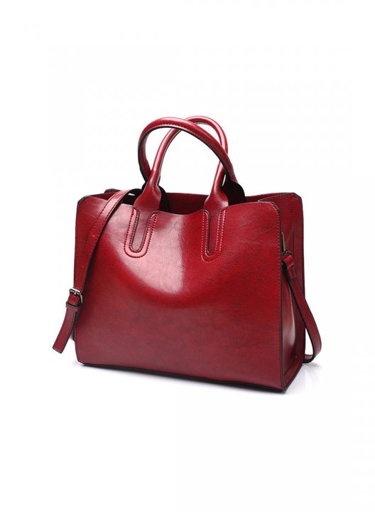 Women's Bags Fashion Pu Leather One-shoulder Messenger Crescent Bag