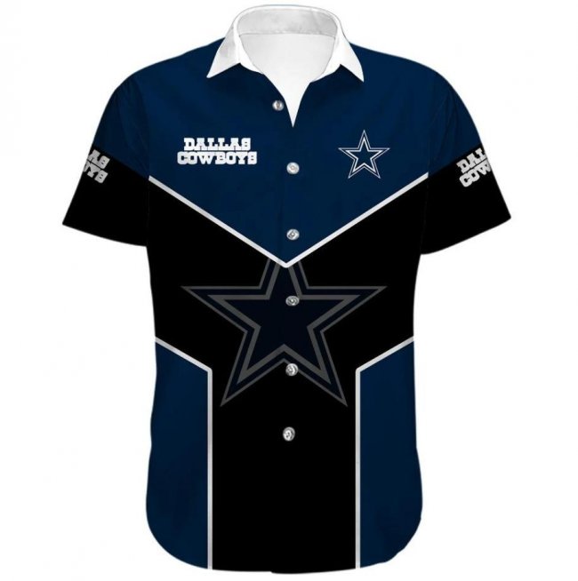 DALLAS COWBOYS Lapels Short Sleeves T-Shirt