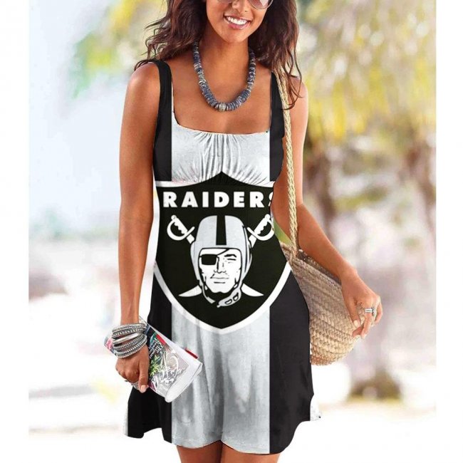 Oakland Raiders Women's sling casual dress