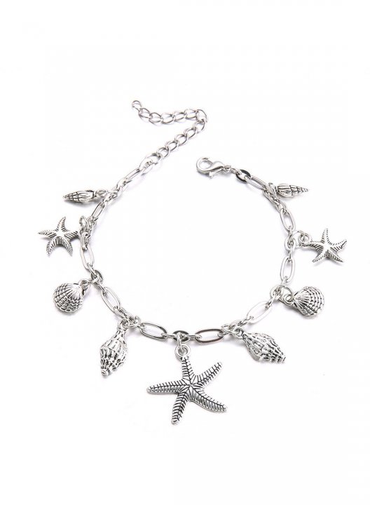 Women's Anklets Starfish Turtle Pendant Anklet