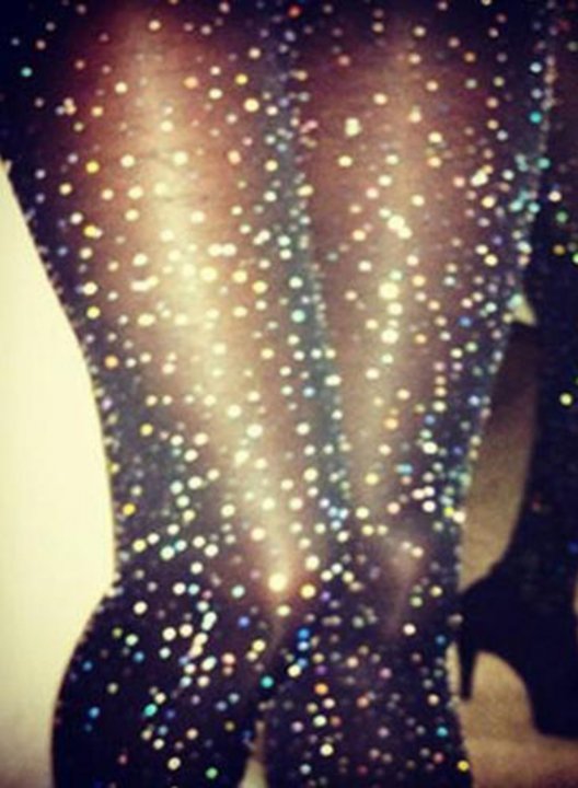 Women's Stockings Solid Sequin Party Prom Date Stockings