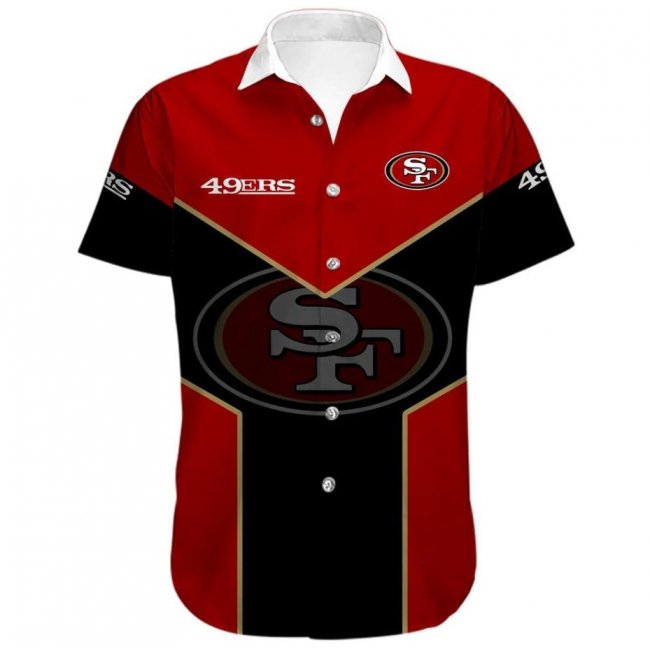 SAN FRANCISCO 49ERS Lapels Short Sleeves T-Shirt