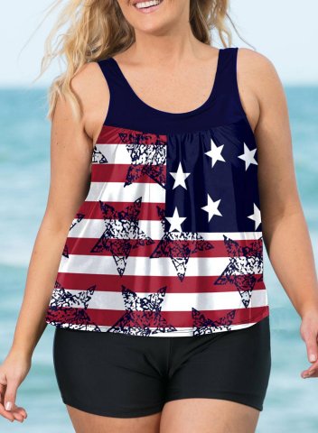 Women's Tankinis American Flag Tankinis