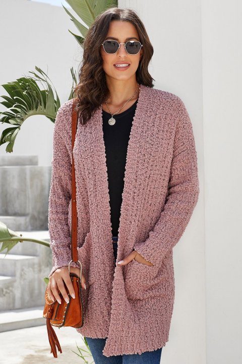 Women's Cardigans Creamy Pebble Beach Textured Cardigan