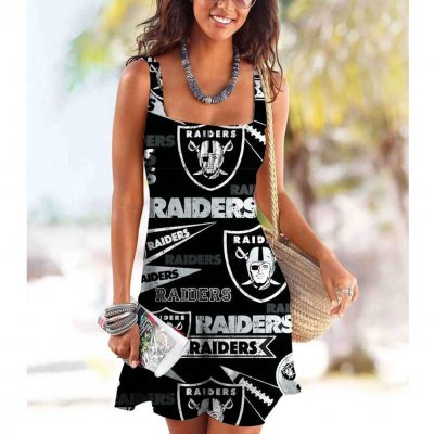 Oakland Raiders Women's sling casual dress