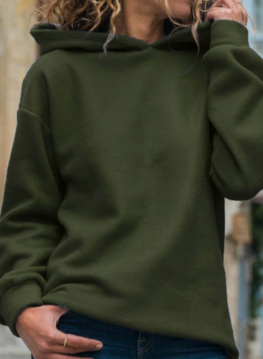 Loose Hooded Pullover Fashion Sweater