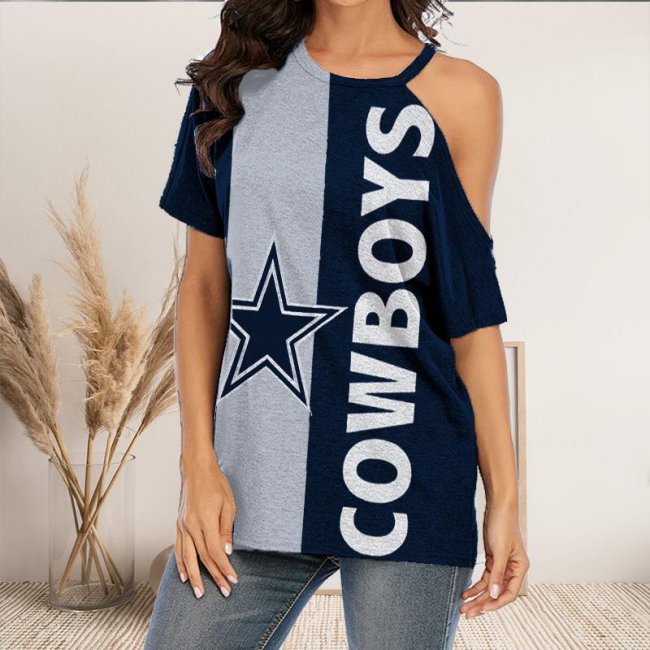 DALLAS COWBOYS Fans Should Support Off-The-Shoulder Top T-Shirt