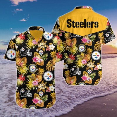 Team Hawaiian Football Team Flower Summer Shirt