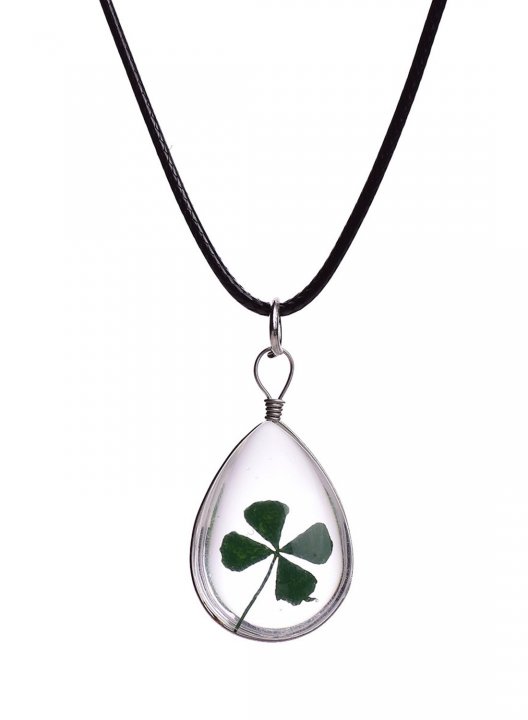 Women's Necklaces Clover Glass Casual Necklace