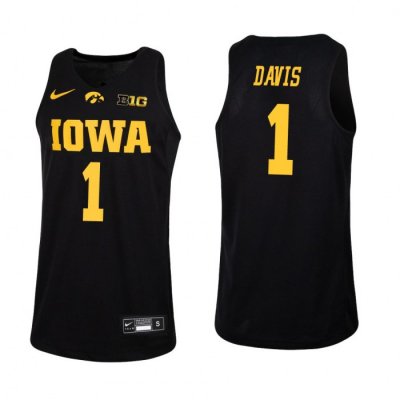 Molly Davis Iowa Hawkeyes Black Replica College Women's Basketball Jersey