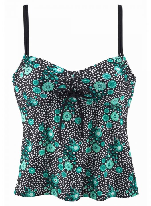 Women's Tankini Set Floral Padded Low Rise Spaghetti Knot Vacation Tankini Set