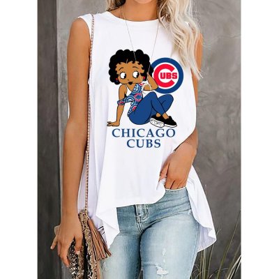 ChicagoCubs Printing Woman Vest T-shirt