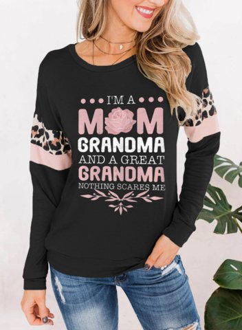 Women's Sweatshirts I'm A Mom Grandma And A Great Grandma Nothing Scares Me- Lovely Grandmother Family shirt